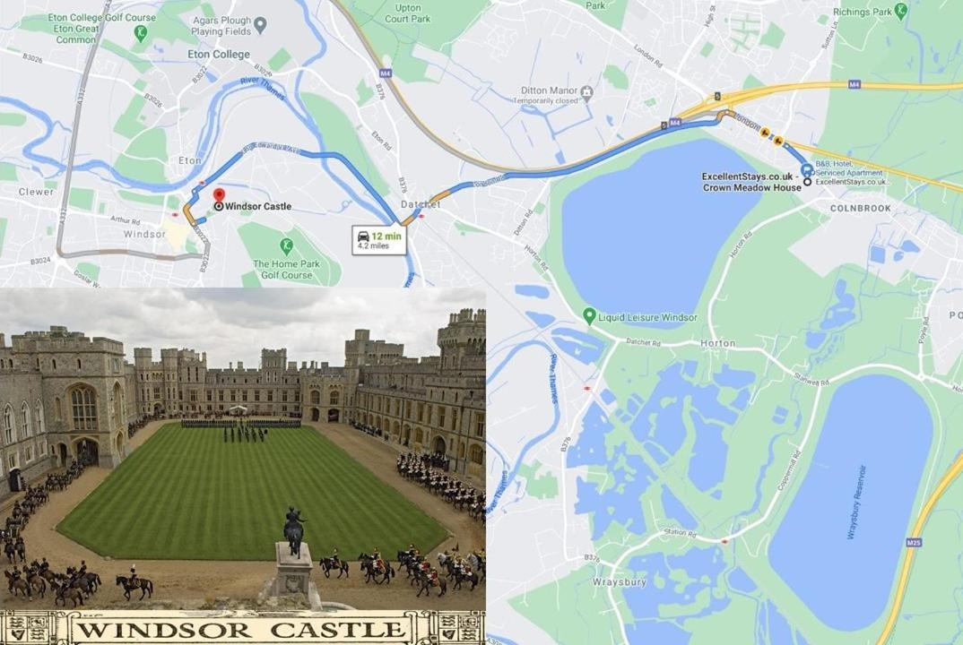 Crown Meadow - 4 Bedroom House - Heathrow - Excellentstays 科恩布鲁克 外观 照片